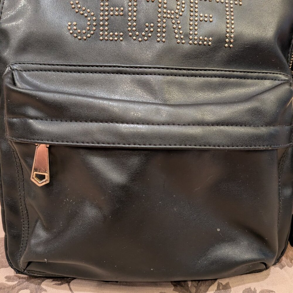 Victoria's Secret Black Glam Rock City Backpack, Used! - Picture 8 of 15